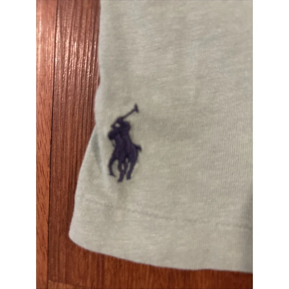 Polo Ralph Lauren Men XL Classic Fit Cotton Linen Polo Shirt Sage Green